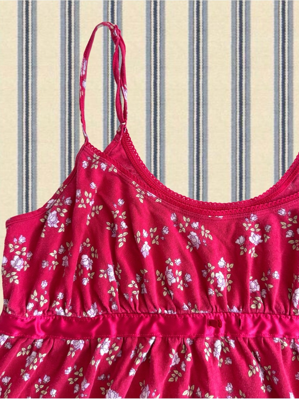 Angel Red Floral Mini Dress - Picture 2 of 4